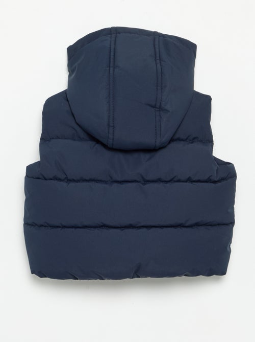 Chaleco acolchado con capucha - Kiabi