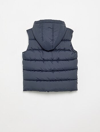 Chaleco acolchado con capucha