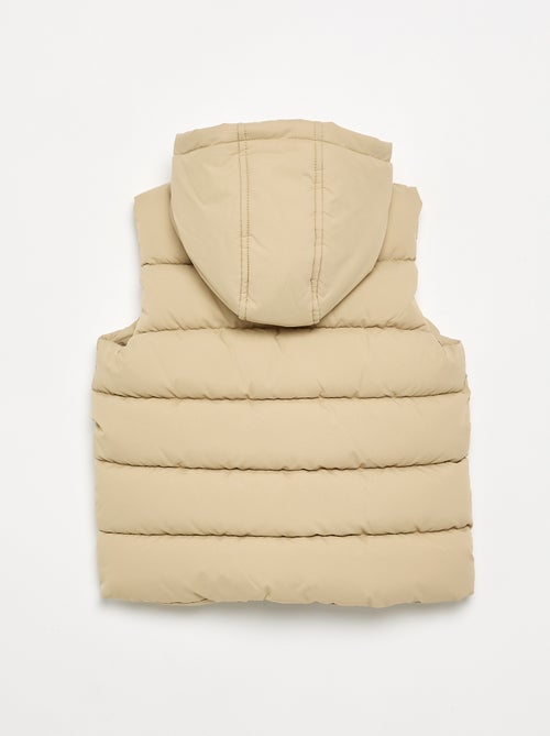 Chaleco acolchado con capucha - Kiabi