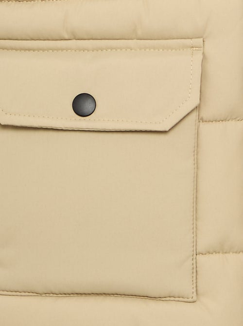 Chaleco acolchado con capucha - Kiabi