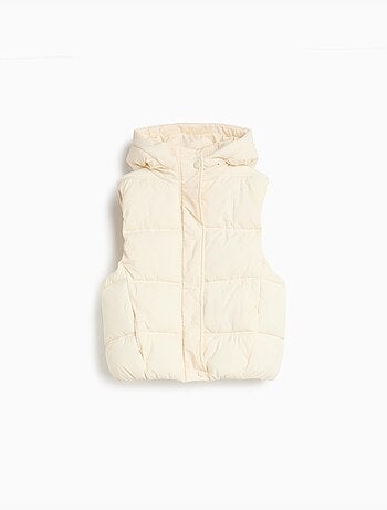 Chaleco acolchado con capucha, mo fashion