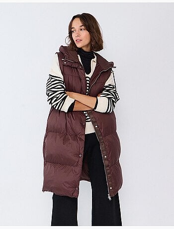 Chaleco acolchado con capucha, mo fashion