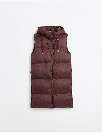 Chaleco acolchado con capucha, mo fashion