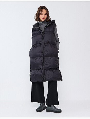 Chaleco acolchado con capucha, mo fashion