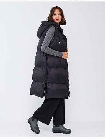 Chaleco acolchado con capucha, mo fashion