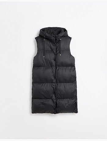 Chaleco acolchado con capucha, mo fashion