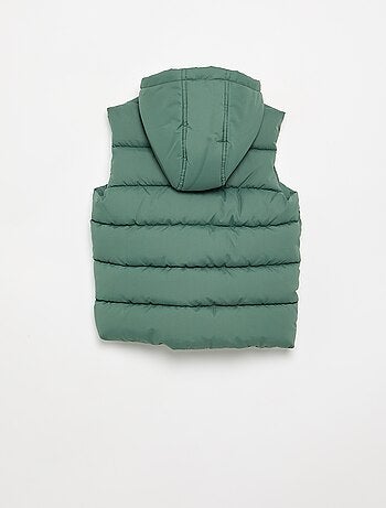 Chaleco acolchado con capucha