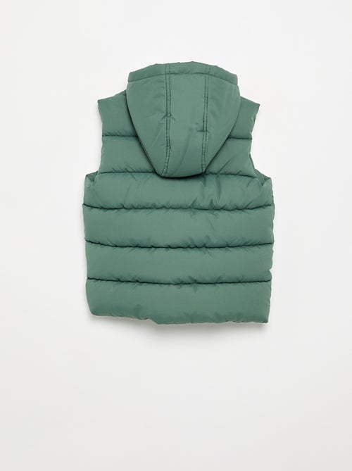 Chaleco acolchado con capucha - Kiabi