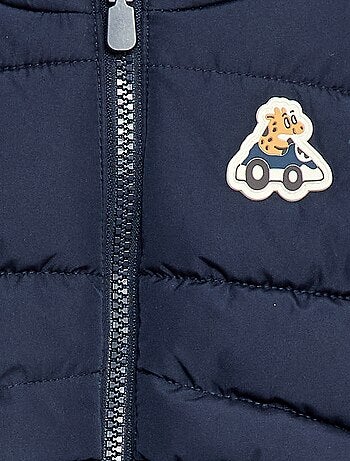 Chaleco acolchado con capucha y sin mangas