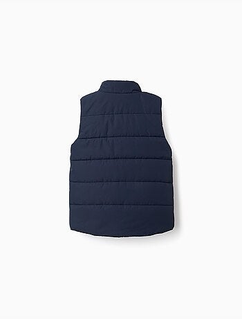 Chaleco acolchado con forro polar y bolsillos