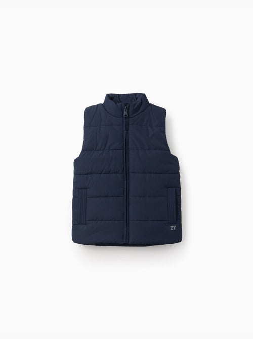 Chaleco acolchado con forro polar y bolsillos - Kiabi Chaleco acolchado con forro polar y bolsillos - Kiabi