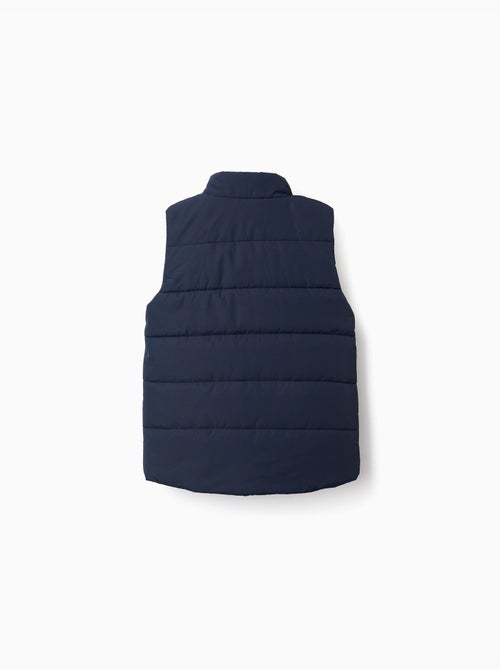 Chaleco acolchado con forro polar y bolsillos - Kiabi Chaleco acolchado con forro polar y bolsillos - Kiabi