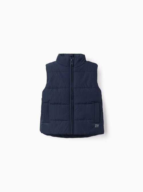 Chaleco acolchado con forro polar y bolsillos laterales - Kiabi