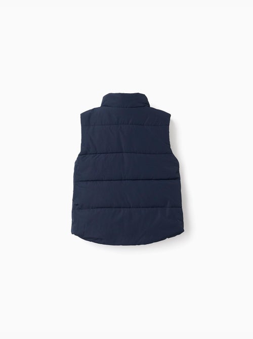 Chaleco acolchado con forro polar y bolsillos laterales - Kiabi