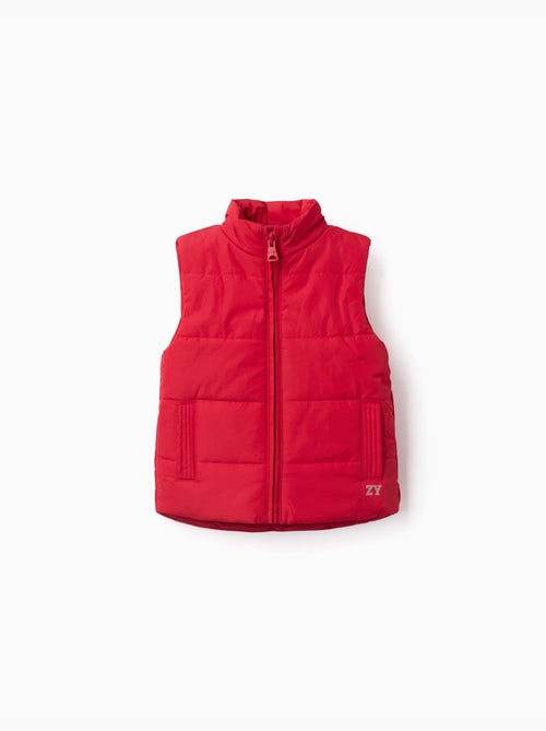 Chaleco acolchado con forro polar y bolsillos laterales - Kiabi