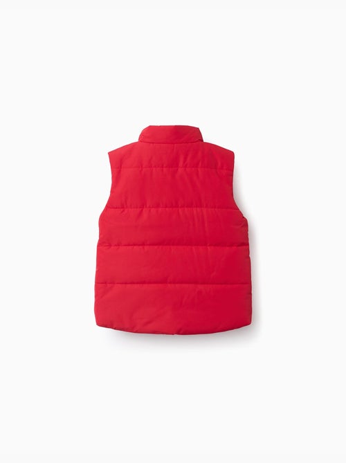 Chaleco acolchado con forro polar y bolsillos laterales - Kiabi
