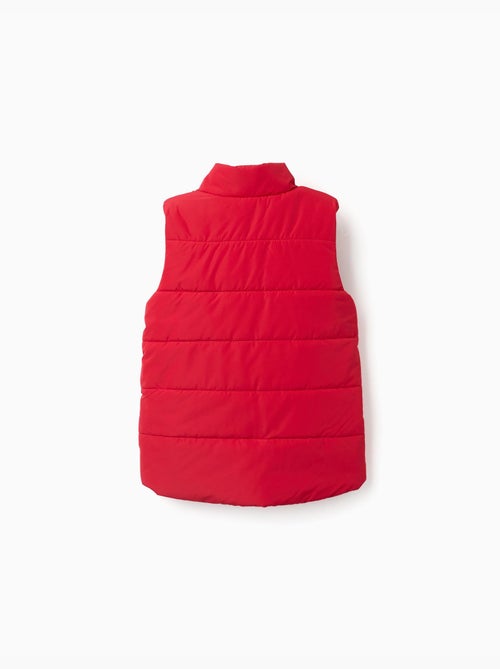 Chaleco acolchado con forro polar y bolsillos - Kiabi Chaleco acolchado con forro polar y bolsillos - Kiabi