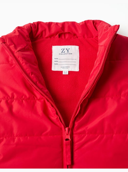 Chaleco acolchado con forro polar y bolsillos - Kiabi Chaleco acolchado con forro polar y bolsillos - Kiabi