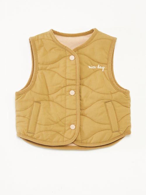 Chaleco acolchado con forro - Kiabi