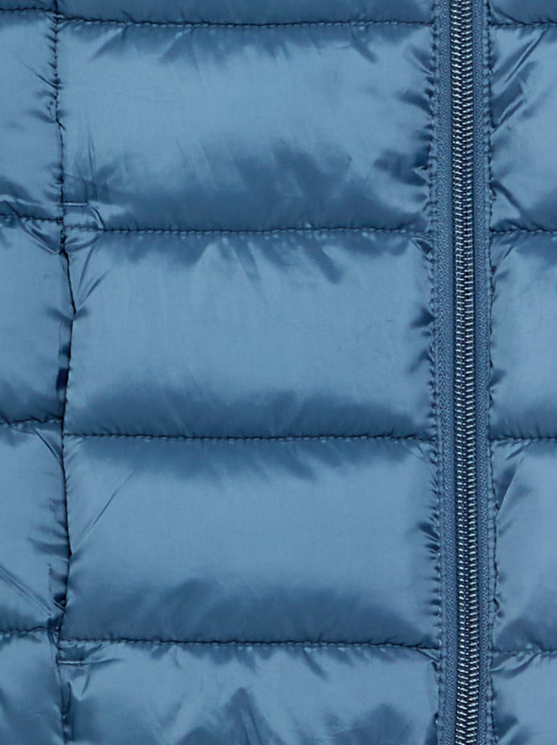 Chaleco acolchado ligero sin mangas Azul - Kiabi