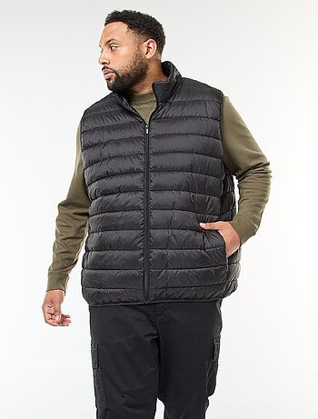 Chaleco acolchado ligero sin mangas con cuello alto