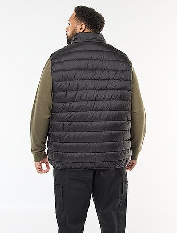 Chaleco acolchado ligero sin mangas con cuello alto