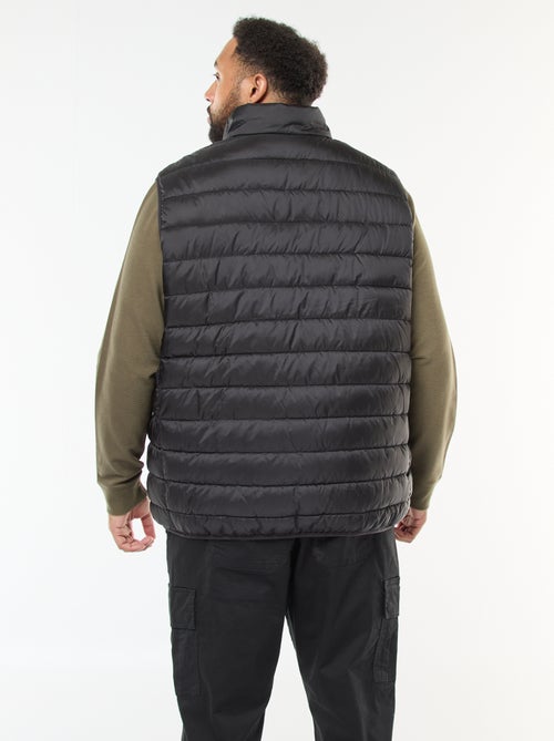 Chaleco acolchado ligero sin mangas con cuello alto - Kiabi