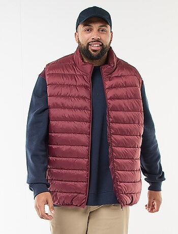 Chaleco acolchado ligero sin mangas con cuello alto