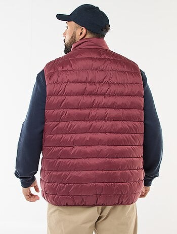 Chaleco acolchado ligero sin mangas con cuello alto