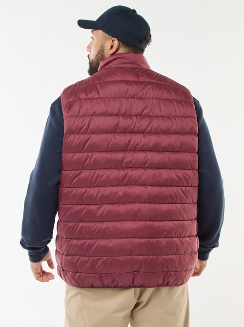 Chaleco acolchado ligero sin mangas con cuello alto - Kiabi