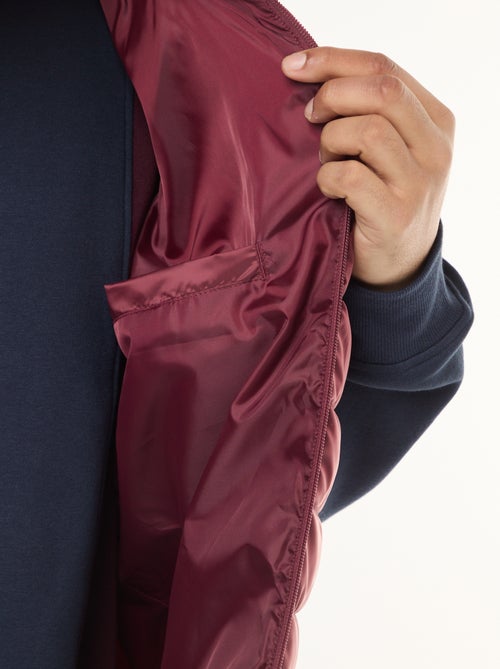 Chaleco acolchado ligero sin mangas con cuello alto - Kiabi