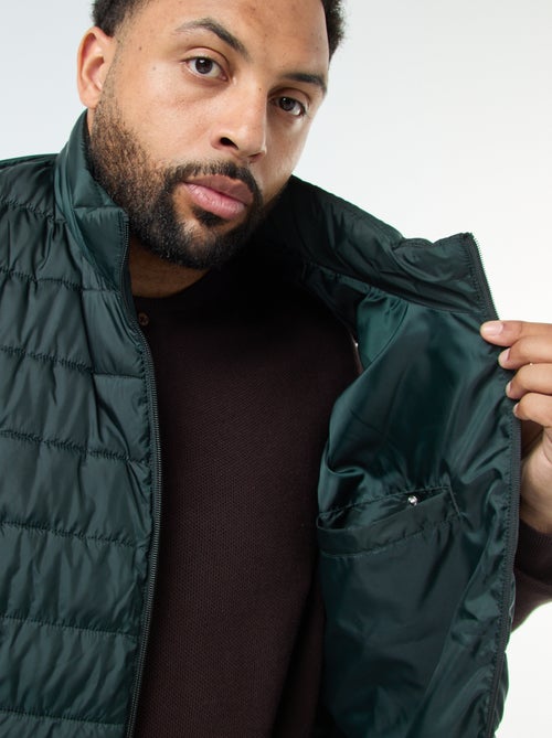 Chaleco acolchado ligero sin mangas con cuello alto - Kiabi