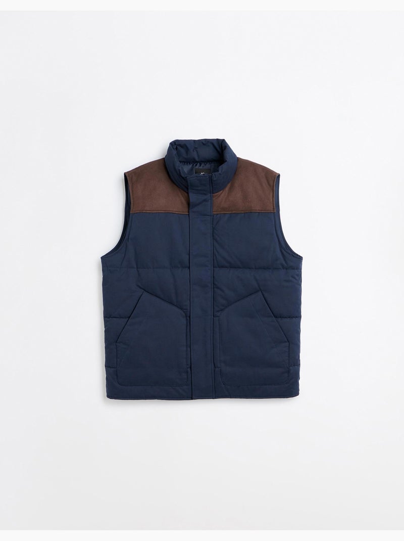 Chaleco acolchado, mo fashion Azul - Kiabi