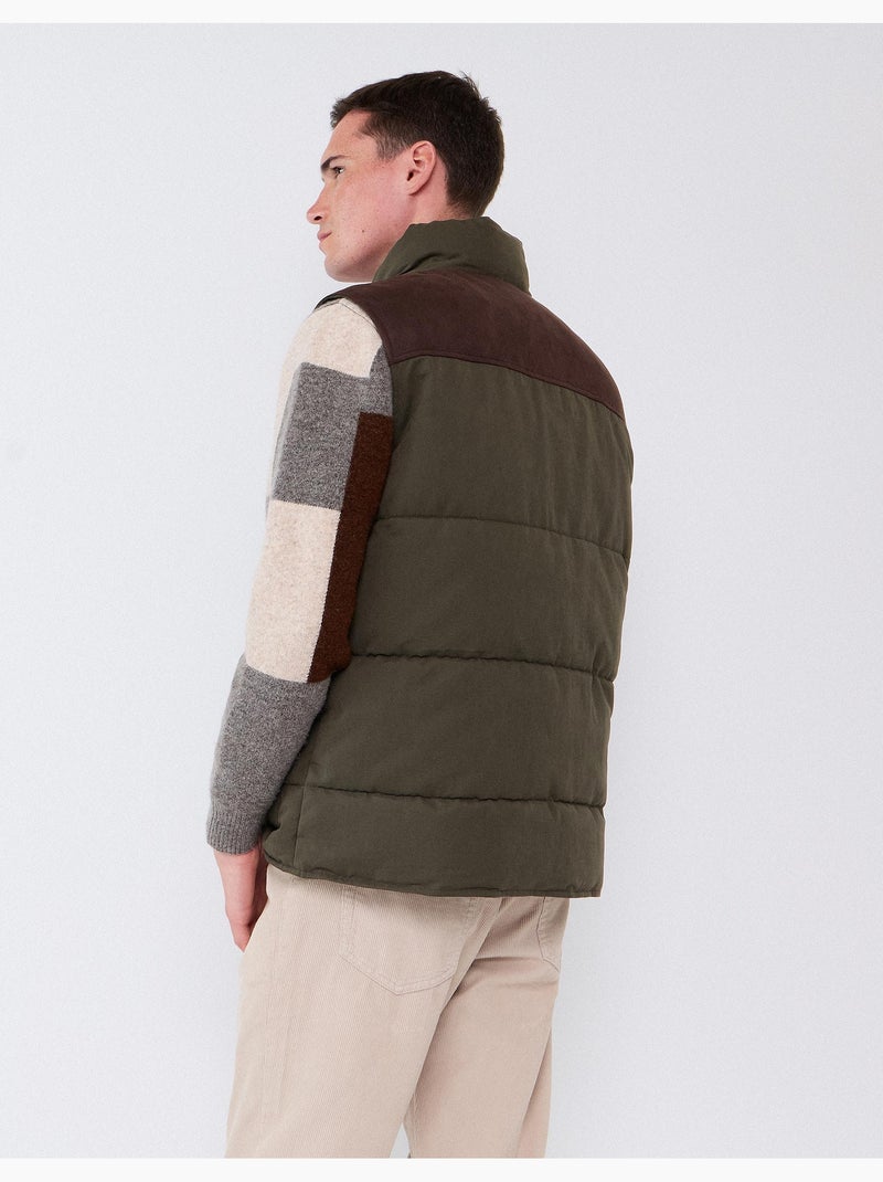 Chaleco acolchado, mo fashion Verde - Kiabi