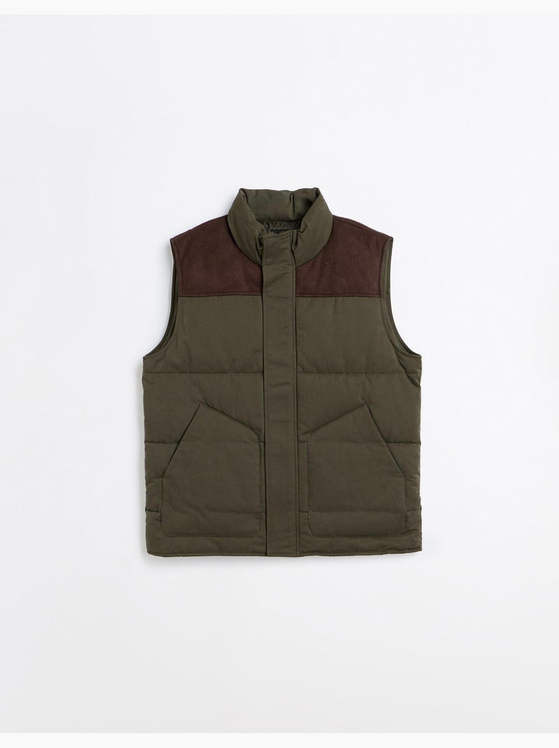 Chaleco acolchado, mo fashion Verde - Kiabi
