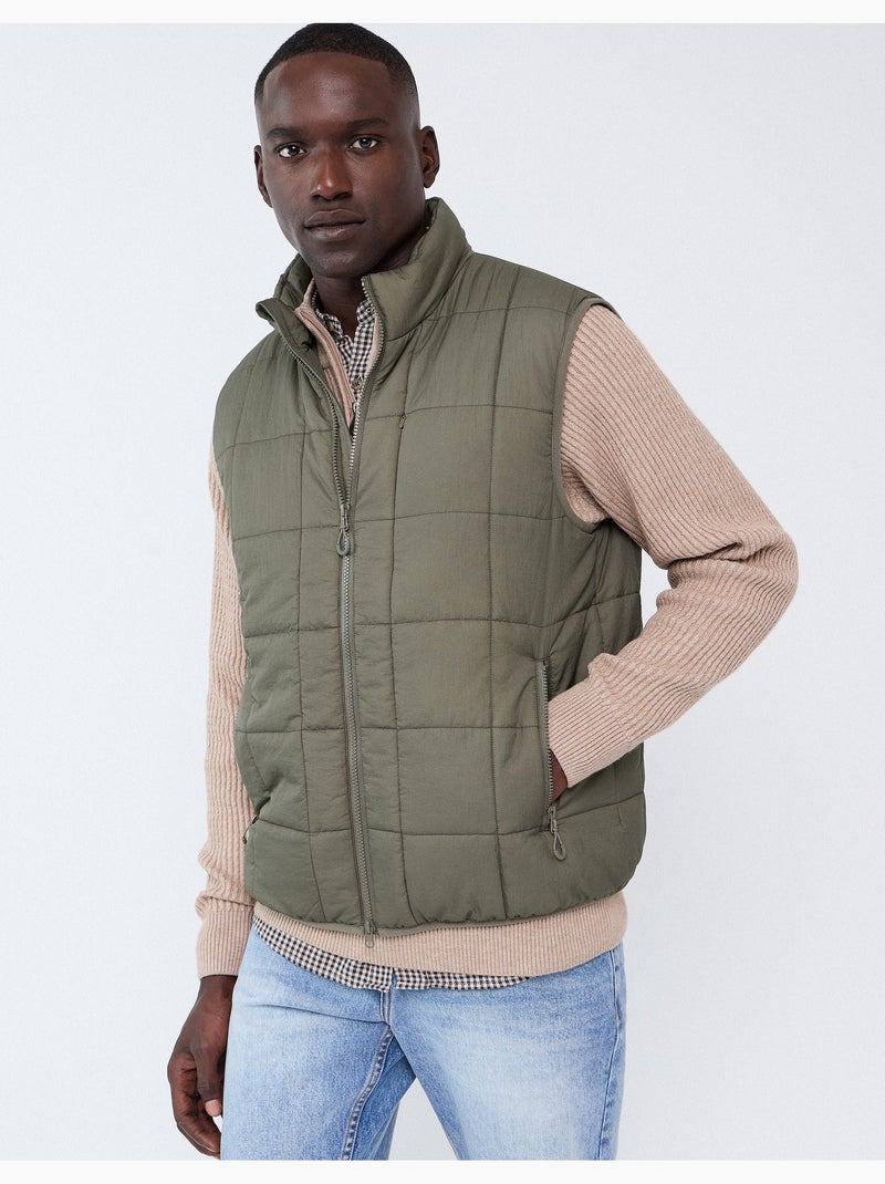 Chaleco acolchado, mo fashion Verde - Kiabi