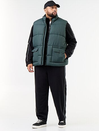 Chaleco acolchado sin mangas forrado de forro polar