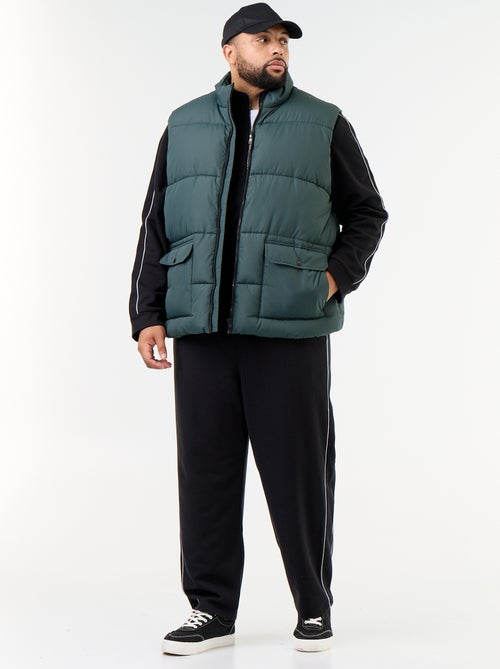 Chaleco acolchado sin mangas forrado de forro polar - Kiabi