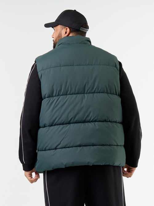 Chaleco acolchado sin mangas forrado de forro polar - Kiabi
