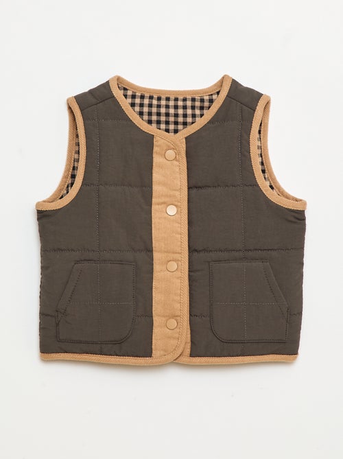 Chaleco acolchado sin mangas - Kiabi