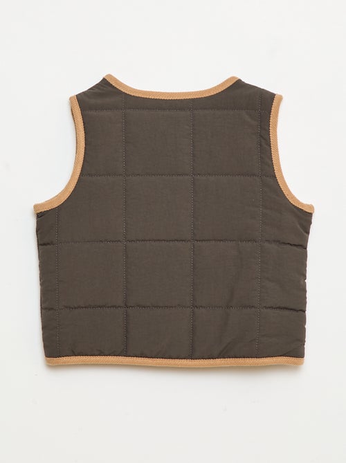 Chaleco acolchado sin mangas - Kiabi