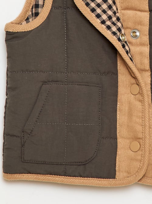 Chaleco acolchado sin mangas - Kiabi