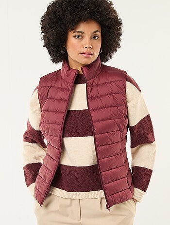 Chaleco acolchado sin mangas repelente al agua