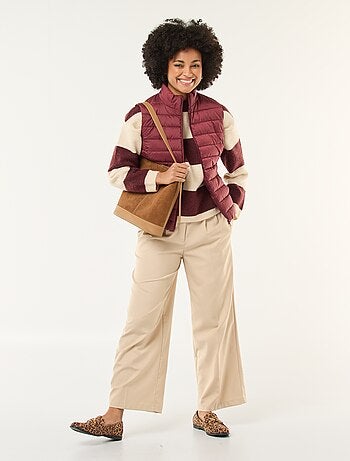 Chaleco acolchado sin mangas repelente al agua