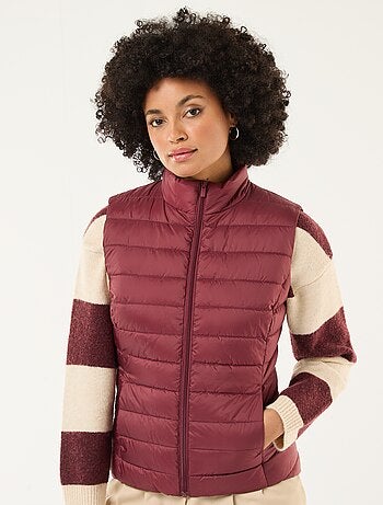 Chaleco acolchado sin mangas repelente al agua