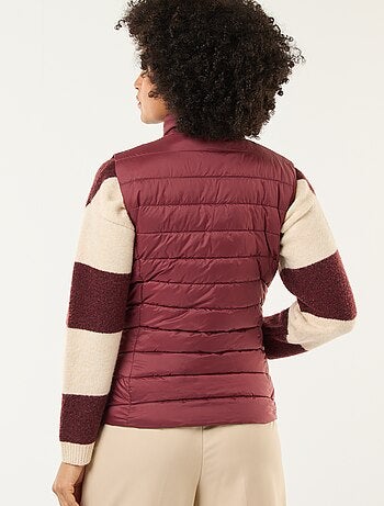 Chaleco acolchado sin mangas repelente al agua