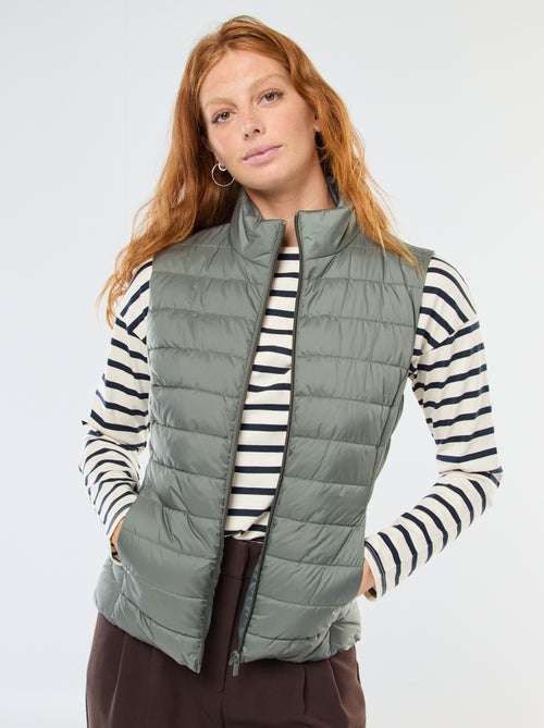 Chaleco acolchado sin mangas repelente al agua - Kiabi