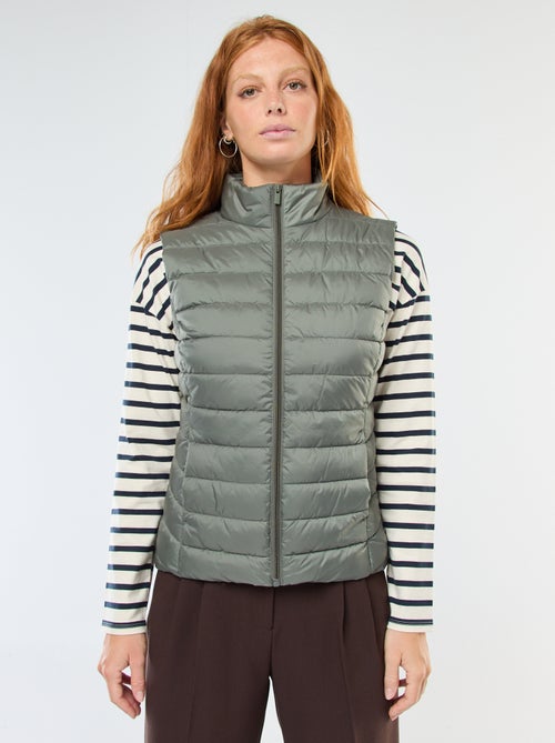 Chaleco acolchado sin mangas repelente al agua - Kiabi