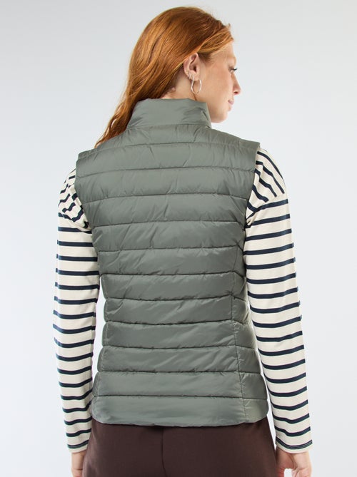 Chaleco acolchado sin mangas repelente al agua - Kiabi