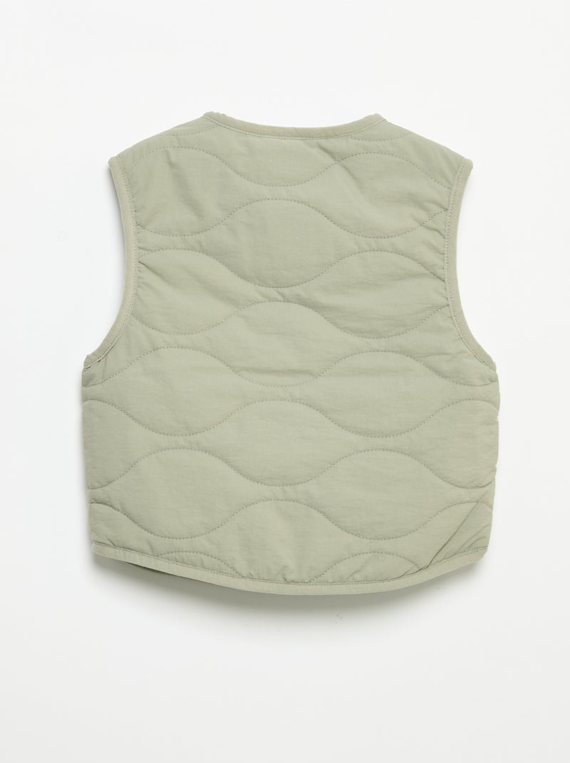 Chaleco acolchado Verde - Kiabi